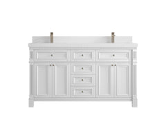 Paris 60 in. W x 22 in. D Double Sink Bathroom Vanity - photo 44