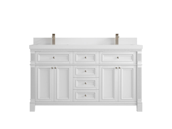Paris 60 in. W x 22 in. D Double Sink Bathroom Vanity - photo 44