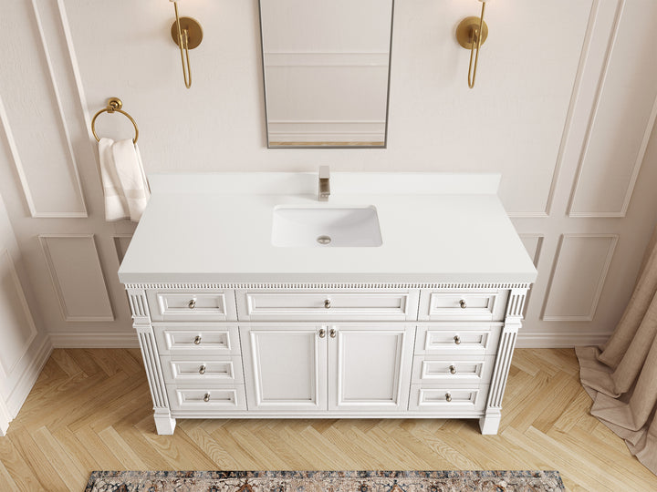 Paris 60 in. W x 22 in. D Single Sink Bathroom Vanity - photo 43