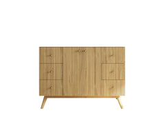 Pasadena Teak Wood 48 in. W x 22 in. D Single Sink Bathroom Vanity - photo 6