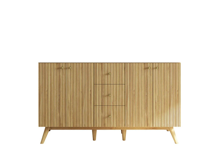 Pasadena Teak Wood 60 in. W x 22 in. D Double Sink Bathroom Vanity - photo 6