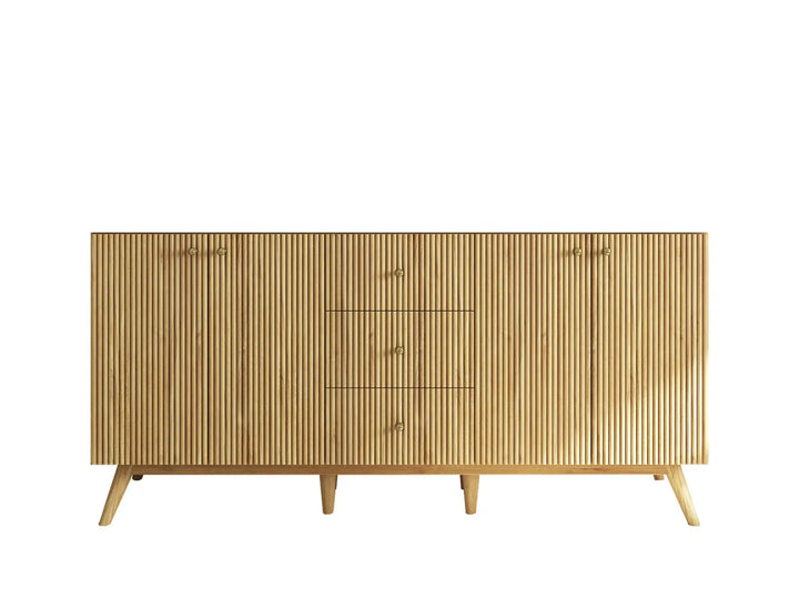 Pasadena Teak Wood 72 in. W x 22 in. D Double Sink Bathroom Vanity - photo 5
