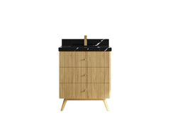Pasadena Teak Wood 30 in. W x 22 in. D Single Sink Bathroom Vanity - photo 7