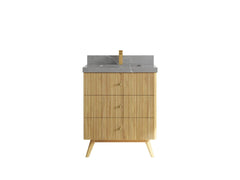 Pasadena Teak Wood 30 in. W x 22 in. D Single Sink Bathroom Vanity - photo 19