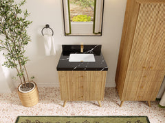 Pasadena White Oak 30 in. W x 22 in. D Single Sink Bathroom Vanity - photo 9