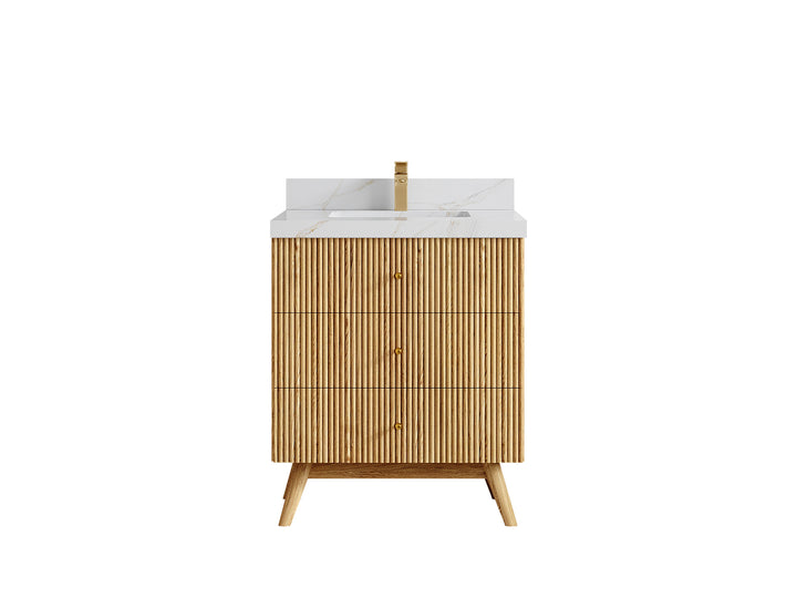 Pasadena White Oak 30 in. W x 22 in. D Single Sink Bathroom Vanity - photo 18