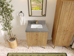 Pasadena White Oak 30 in. W x 22 in. D Single Sink Bathroom Vanity - photo 33