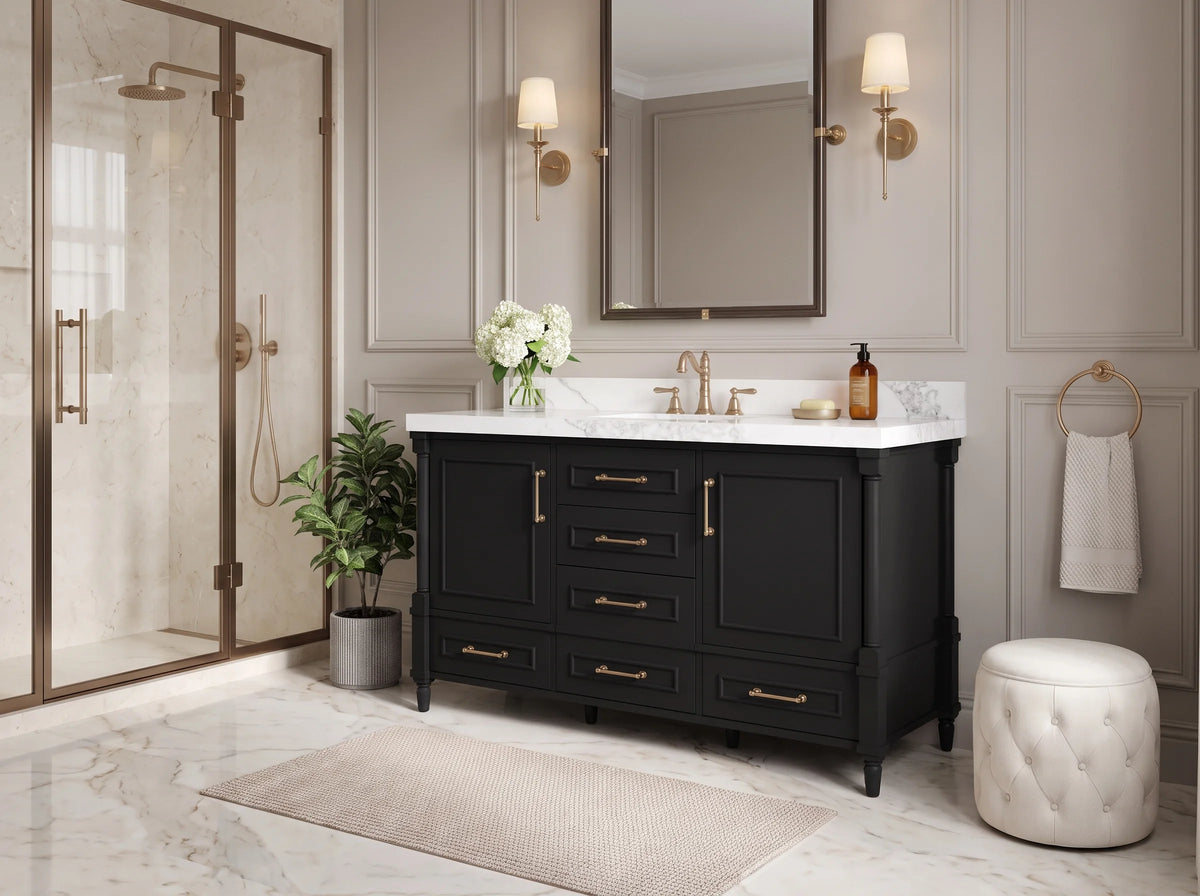 Aberdeen 60 in. W x 22 in. D Single Sink Bathroom Vanity