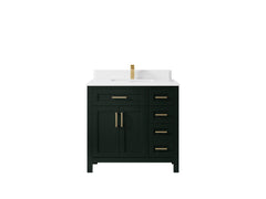 Cambridge 36 in. W x 22 in. D Single Center Sink Bathroom Vanity - photo 26