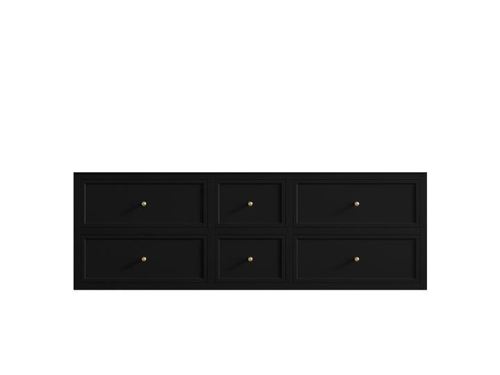 Roswell Floating 60 in. W x 22 in. D Double Sink Bathroom Vanity - photo 6