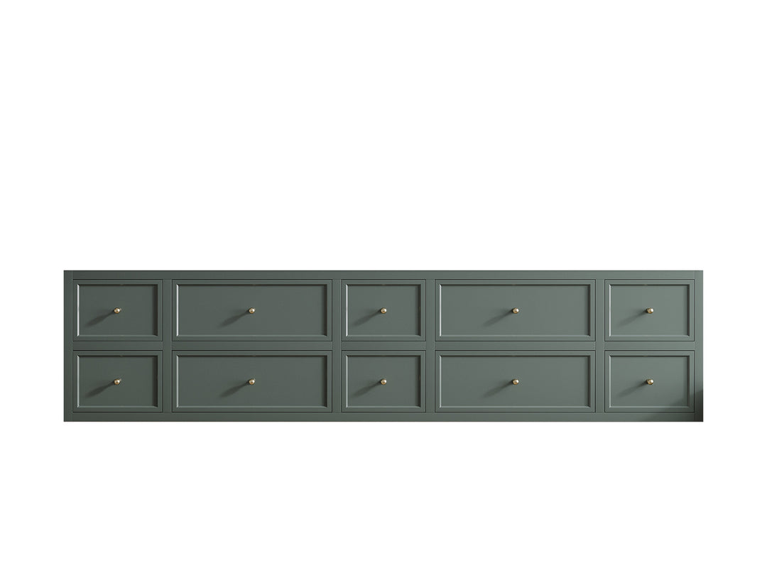 Roswell Floating 84 in. W x 22 in. D Double Sink Bathroom Vanity