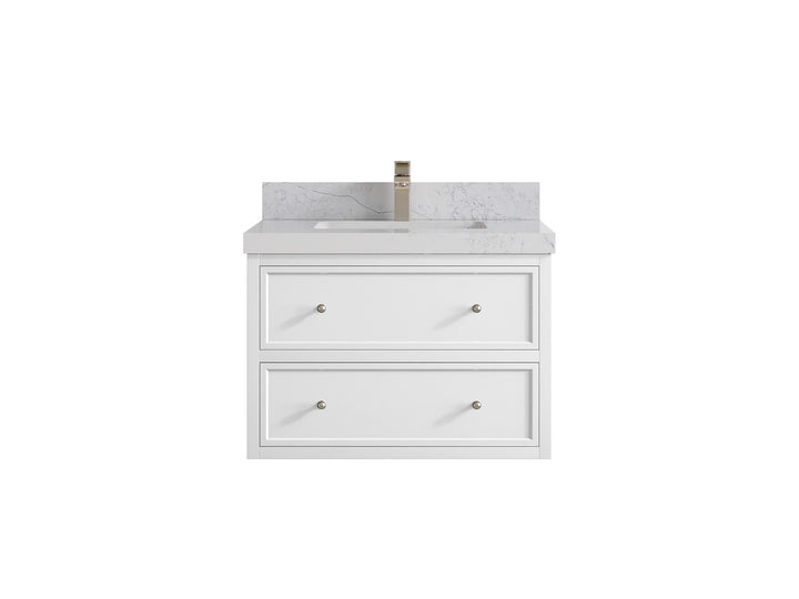 Roswell Floating 30 in. W x 22 in. D Single Sink Bathroom Vanity - photo 1