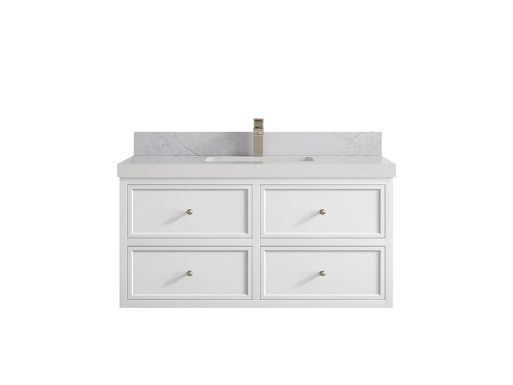 Roswell Floating 42 in. W x 22 in. D Single Sink Bathroom Vanity - photo 1