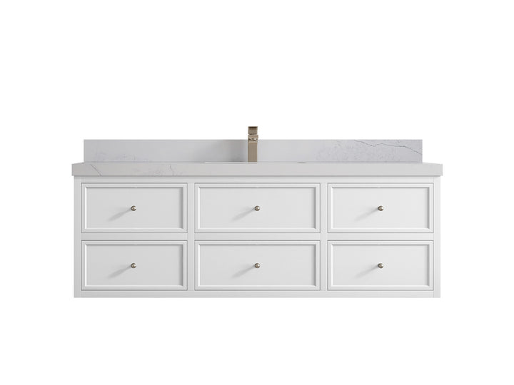 Roswell Floating 60 in. W x 22 in. D Single Sink Bathroom Vanity - photo 1
