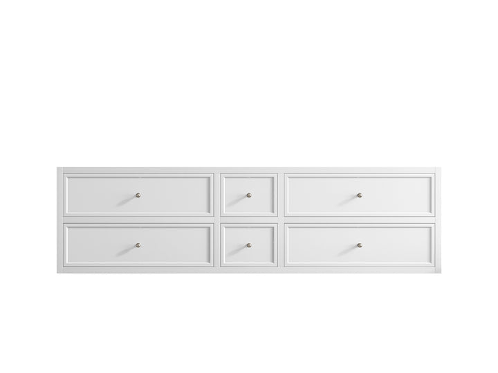 Roswell Floating 72 in. W x 22 in. D Double Sink Bathroom Vanity - photo 6