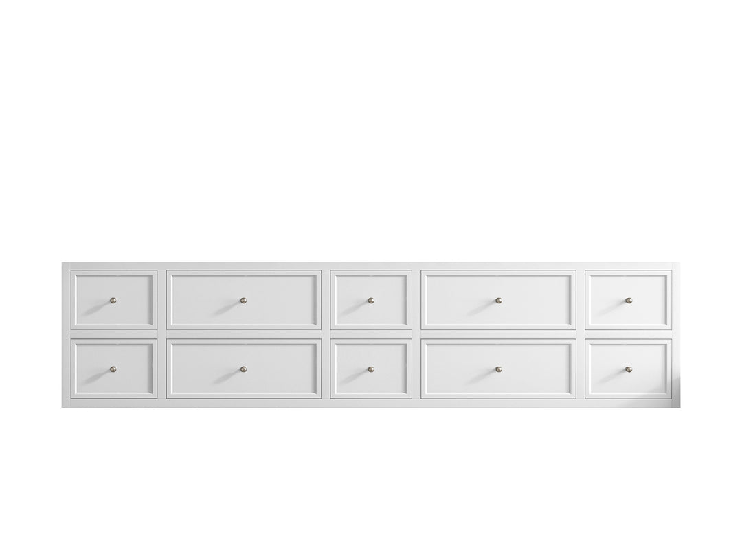 Roswell Floating 84 in. W x 22 in. D Double Sink Bathroom Vanity