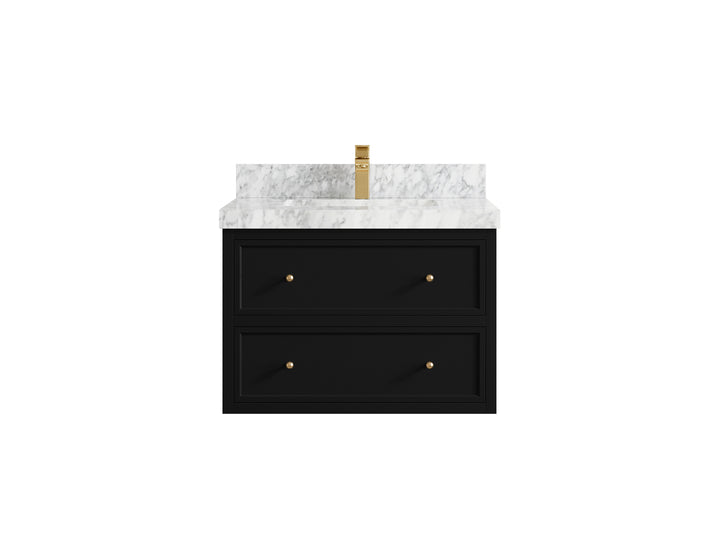 Roswell Floating 30 in. W x 22 in. D Single Sink Bathroom Vanity - photo 11