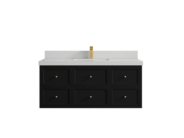 Roswell Floating 48 in. W x 22 in. D Single Sink Bathroom Vanity - photo 13