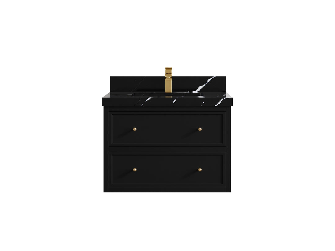 Roswell Floating 30 in. W x 22 in. D Single Sink Bathroom Vanity