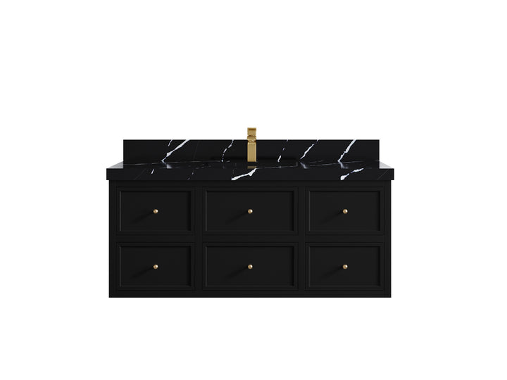 Roswell Floating 48 in. W x 22 in. D Single Sink Bathroom Vanity - photo 9