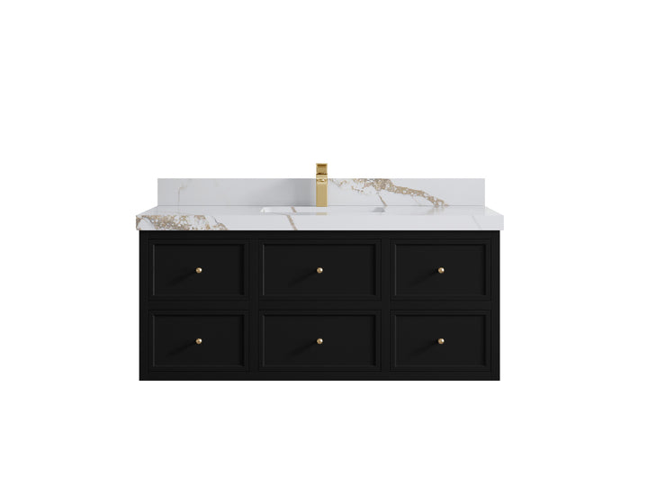 Roswell Floating 48 in. W x 22 in. D Single Sink Bathroom Vanity - photo 15
