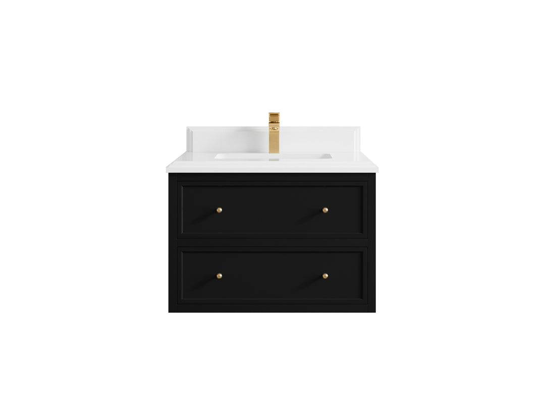 Roswell Floating 30 in. W x 22 in. D Single Sink Bathroom Vanity