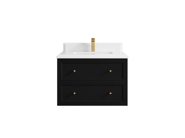 Roswell Floating 30 in. W x 22 in. D Single Sink Bathroom Vanity - photo 29