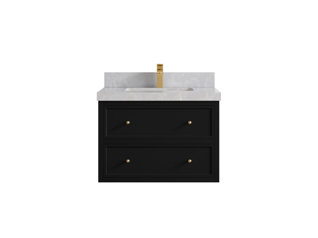 Roswell Floating 30 in. W x 22 in. D Single Sink Bathroom Vanity