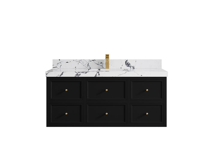 Roswell Floating 48 in. W x 22 in. D Single Sink Bathroom Vanity - photo 39