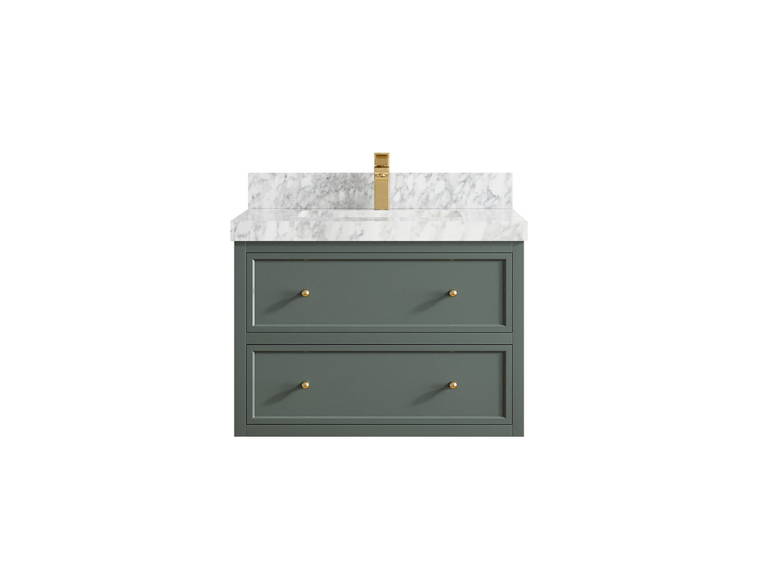 Roswell Floating 30 in. W x 22 in. D Single Sink Bathroom Vanity