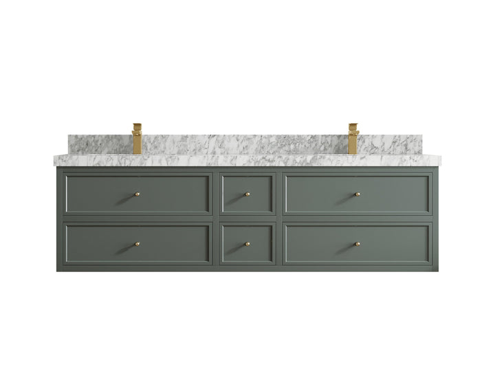 Roswell Floating 72 in. W x 22 in. D Double Sink Bathroom Vanity - photo 19