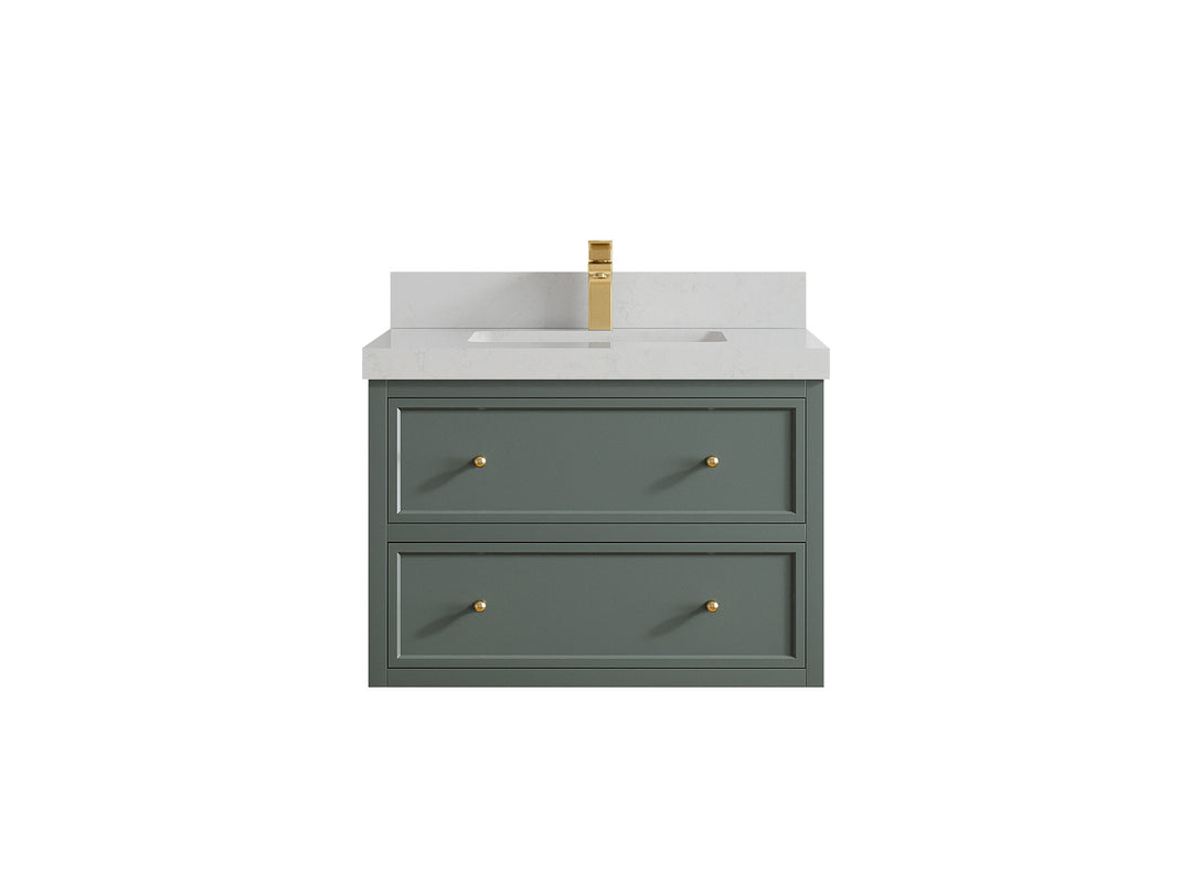 Roswell Floating 30 in. W x 22 in. D Single Sink Bathroom Vanity