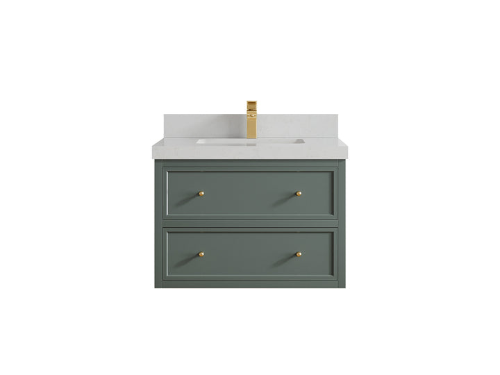 Roswell Floating 30 in. W x 22 in. D Single Sink Bathroom Vanity - photo 13