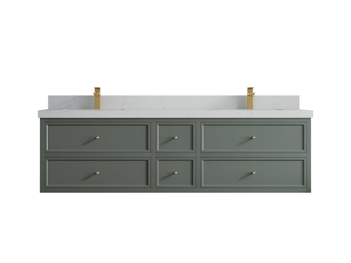 Roswell Floating 72 in. W x 22 in. D Double Sink Bathroom Vanity - photo 21