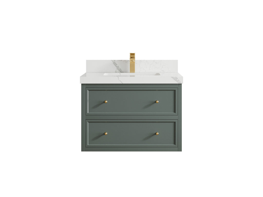 Roswell Floating 30 in. W x 22 in. D Single Sink Bathroom Vanity