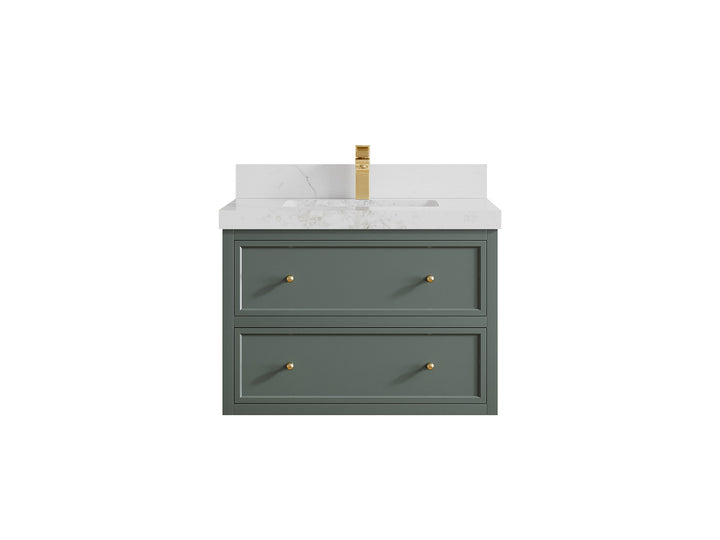 Roswell Floating 30 in. W x 22 in. D Single Sink Bathroom Vanity - photo 19