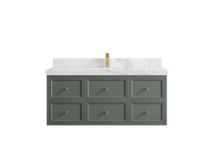 Roswell Floating 48 in. W x 22 in. D Single Sink Bathroom Vanity - photo 19