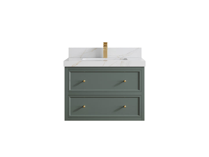 Roswell Floating 30 in. W x 22 in. D Single Sink Bathroom Vanity - photo 21
