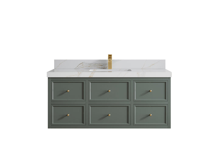 Roswell Floating 48 in. W x 22 in. D Single Sink Bathroom Vanity - photo 21