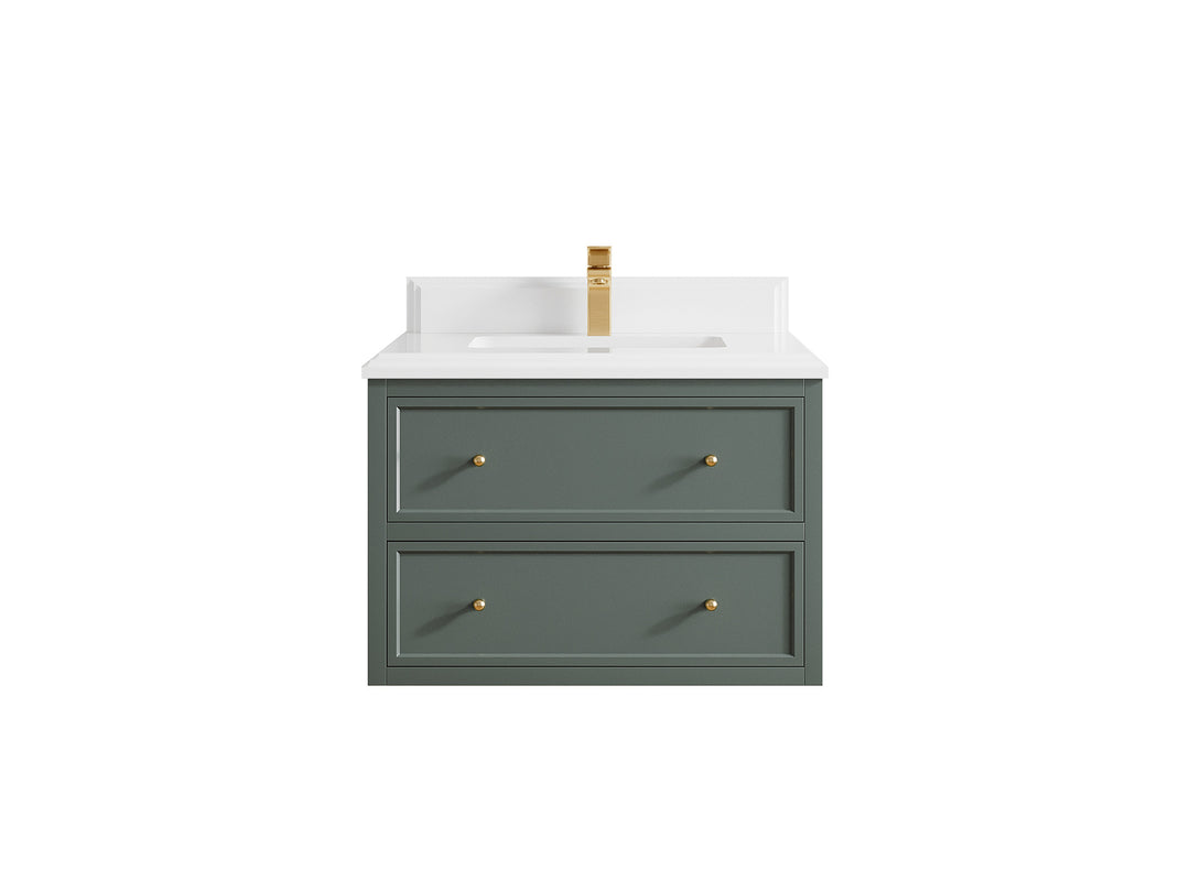 Roswell Floating 30 in. W x 22 in. D Single Sink Bathroom Vanity