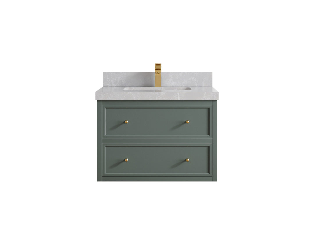 Roswell Floating 30 in. W x 22 in. D Single Sink Bathroom Vanity