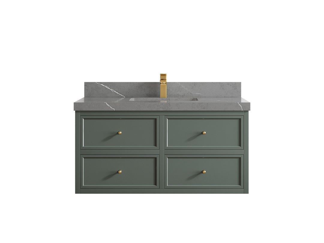 Roswell Floating 42 in. W x 22 in. D Single Sink Bathroom Vanity