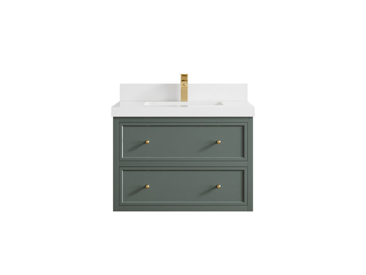 Roswell Floating 30 in. W x 22 in. D Single Sink Bathroom Vanity - photo 43