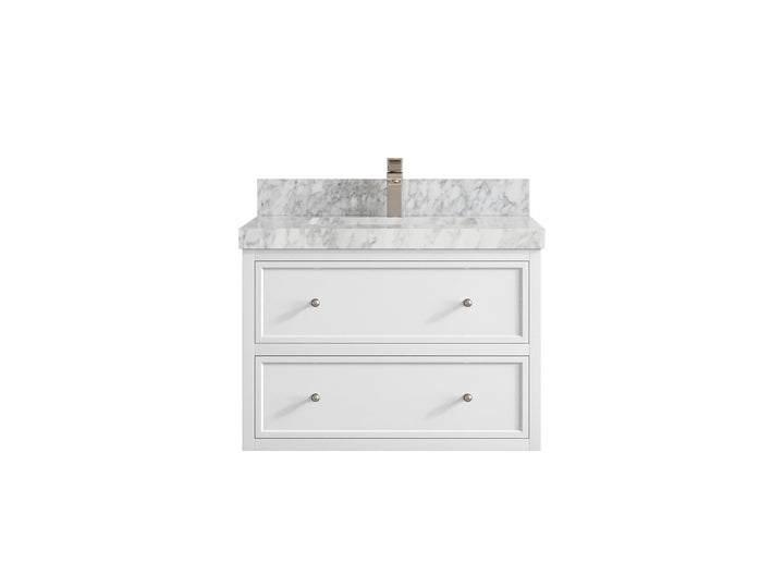Roswell Floating 30 in. W x 22 in. D Single Sink Bathroom Vanity - photo 11
