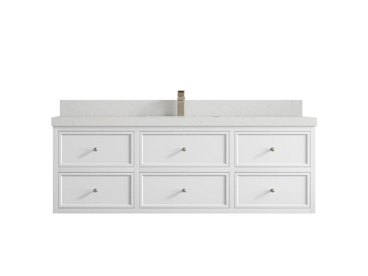 Roswell Floating 60 in. W x 22 in. D Single Sink Bathroom Vanity - photo 13