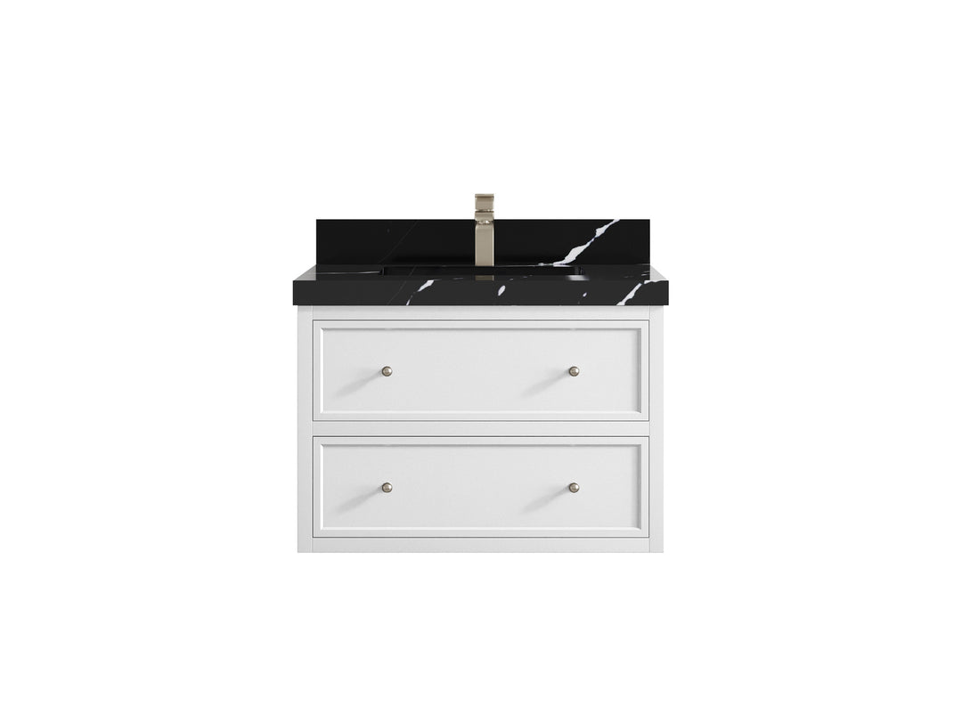 Roswell Floating 30 in. W x 22 in. D Single Sink Bathroom Vanity