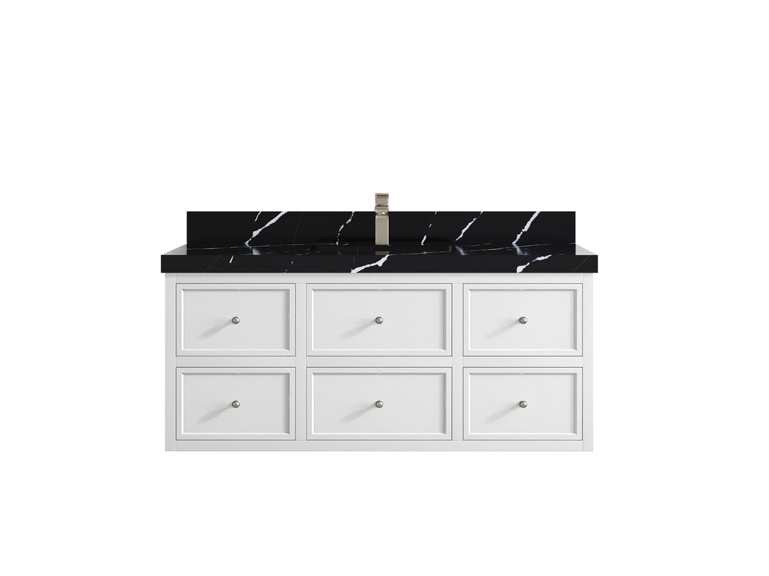 Roswell Floating 48 in. W x 22 in. D Single Sink Bathroom Vanity