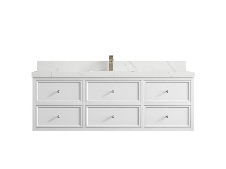 Roswell Floating 60 in. W x 22 in. D Single Sink Bathroom Vanity - photo 17