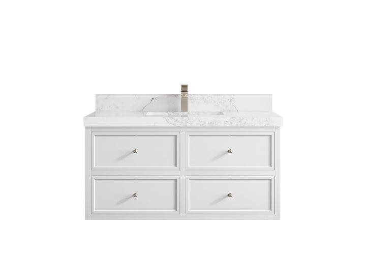 Roswell Floating 42 in. W x 22 in. D Single Sink Bathroom Vanity - photo 19