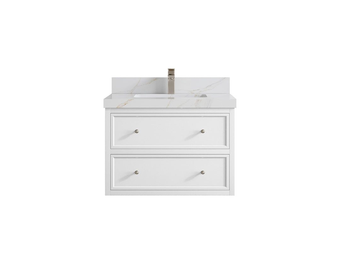 Roswell Floating 30 in. W x 22 in. D Single Sink Bathroom Vanity